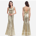 Gold Dress Women Evening Dress Long Evening Gown